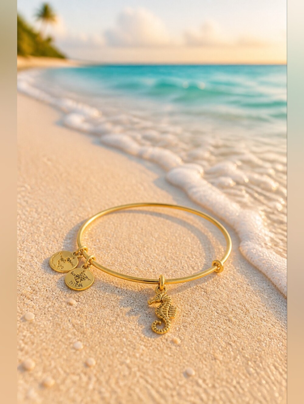 ALEX AND ANI Seahorse Charm Bracelet GUC